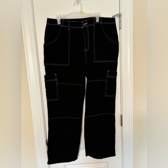 Jeans Black Jeans White Stitching Poshmark — free download